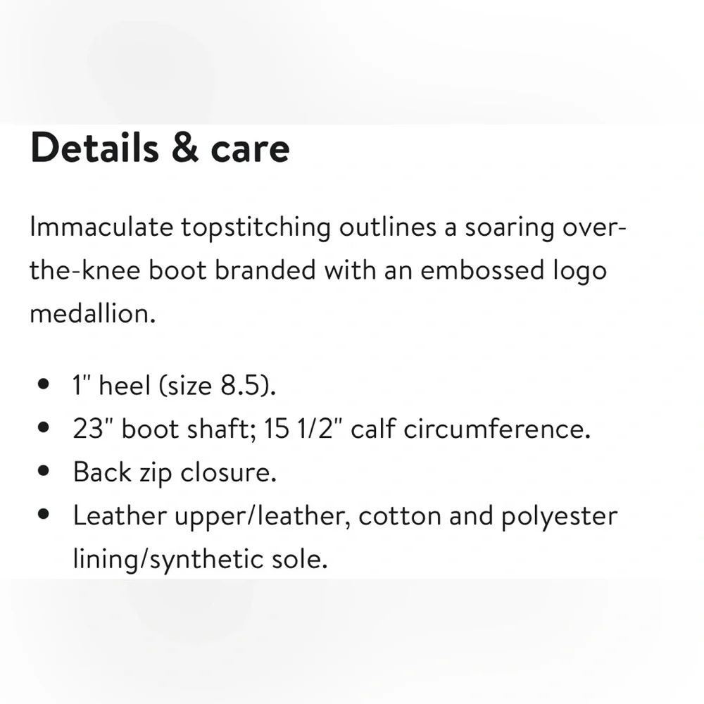 Tory Burch SIMONE OVER THE KNEE 35MM BOOT - VINTAGE BUFFALO NWT - Picture 5 of 13